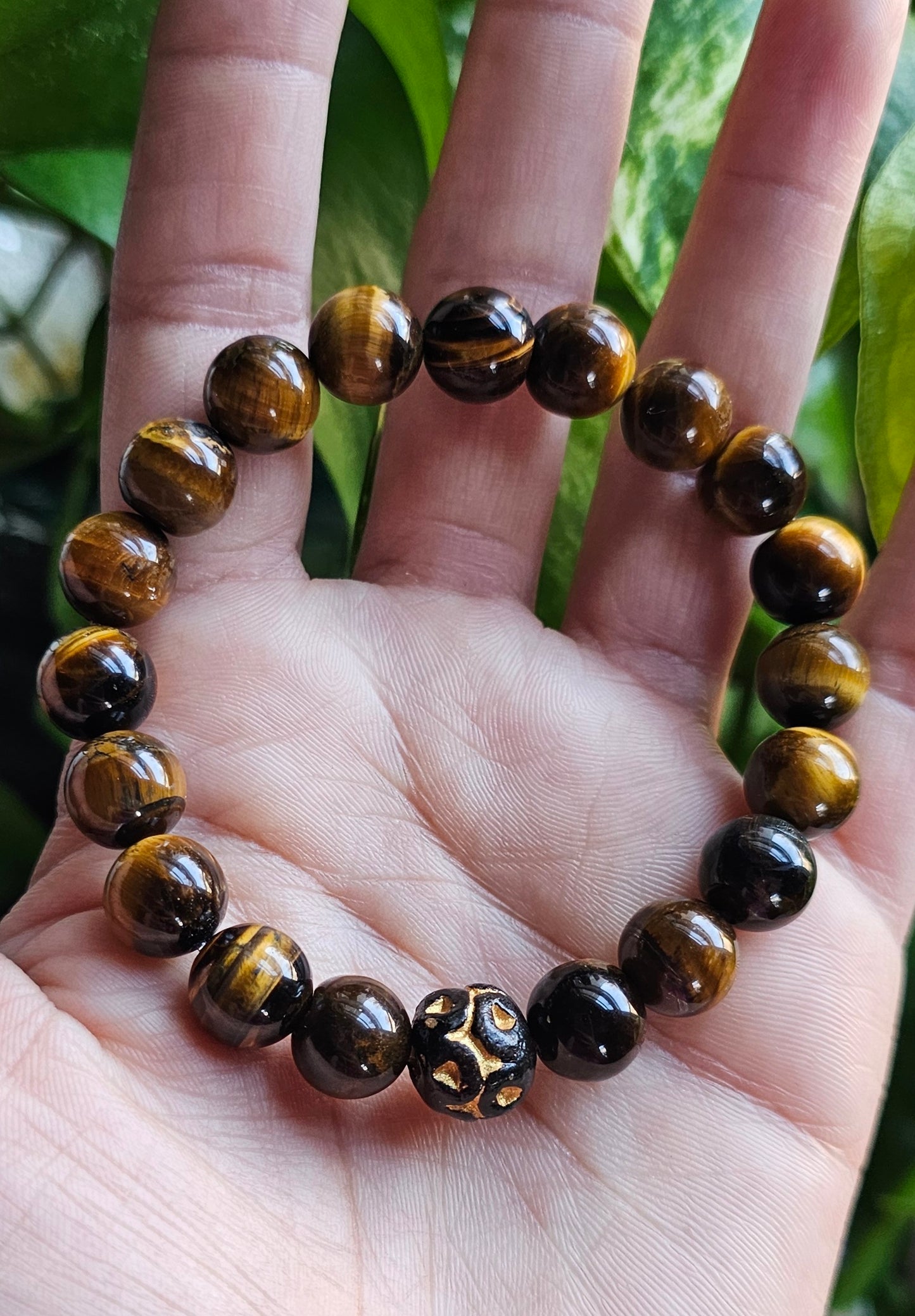 Tiger Eye Pyramid Prosperity Activation Necklace & Bracelet