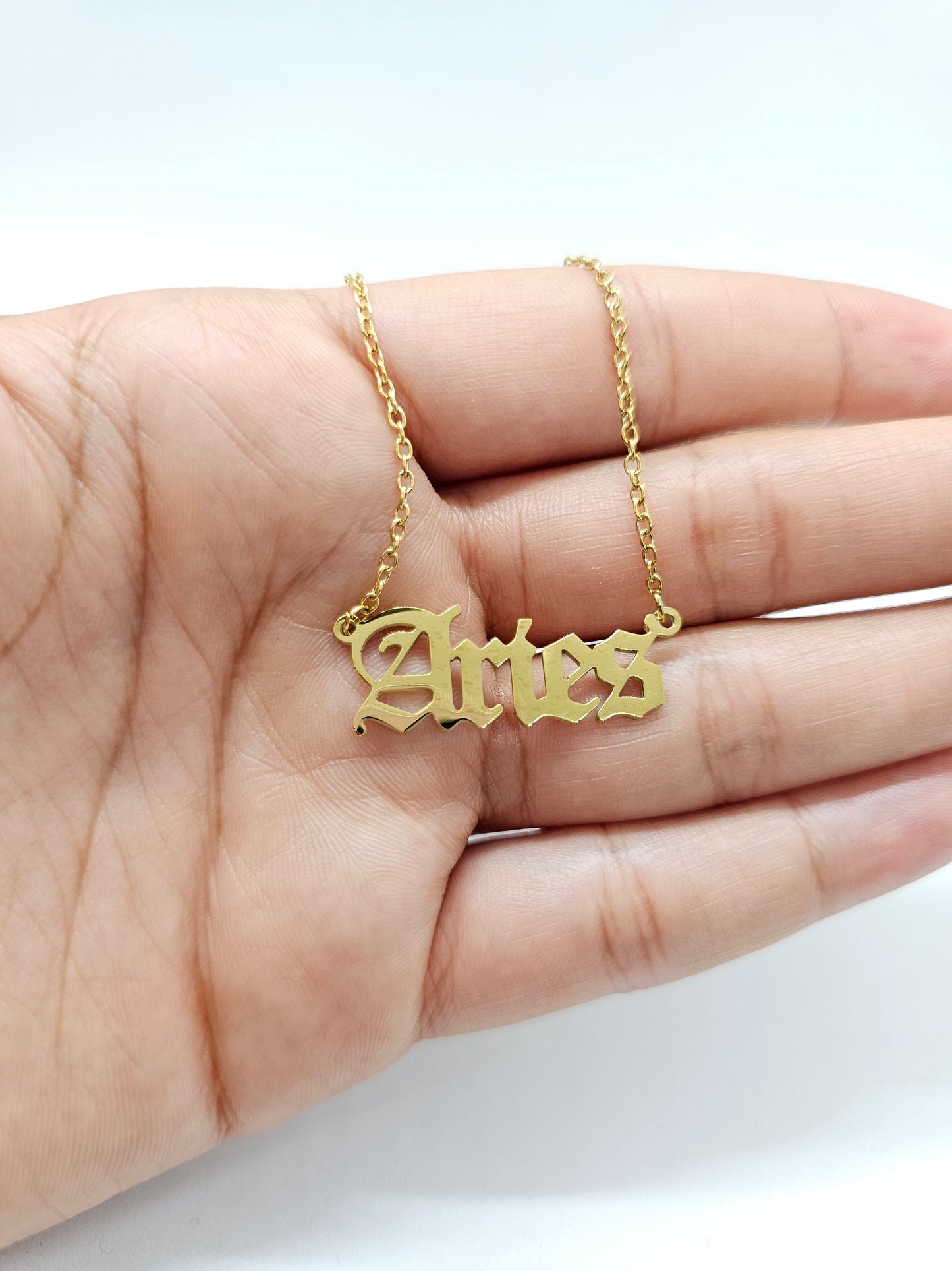 Aries Zodiac Necklace