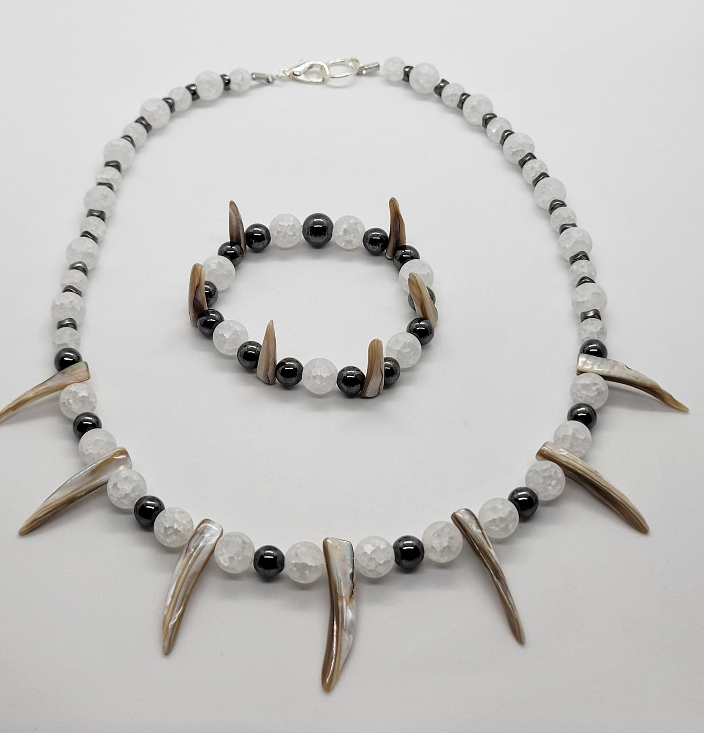 Spirit Panther Necklace & Bracelet Set