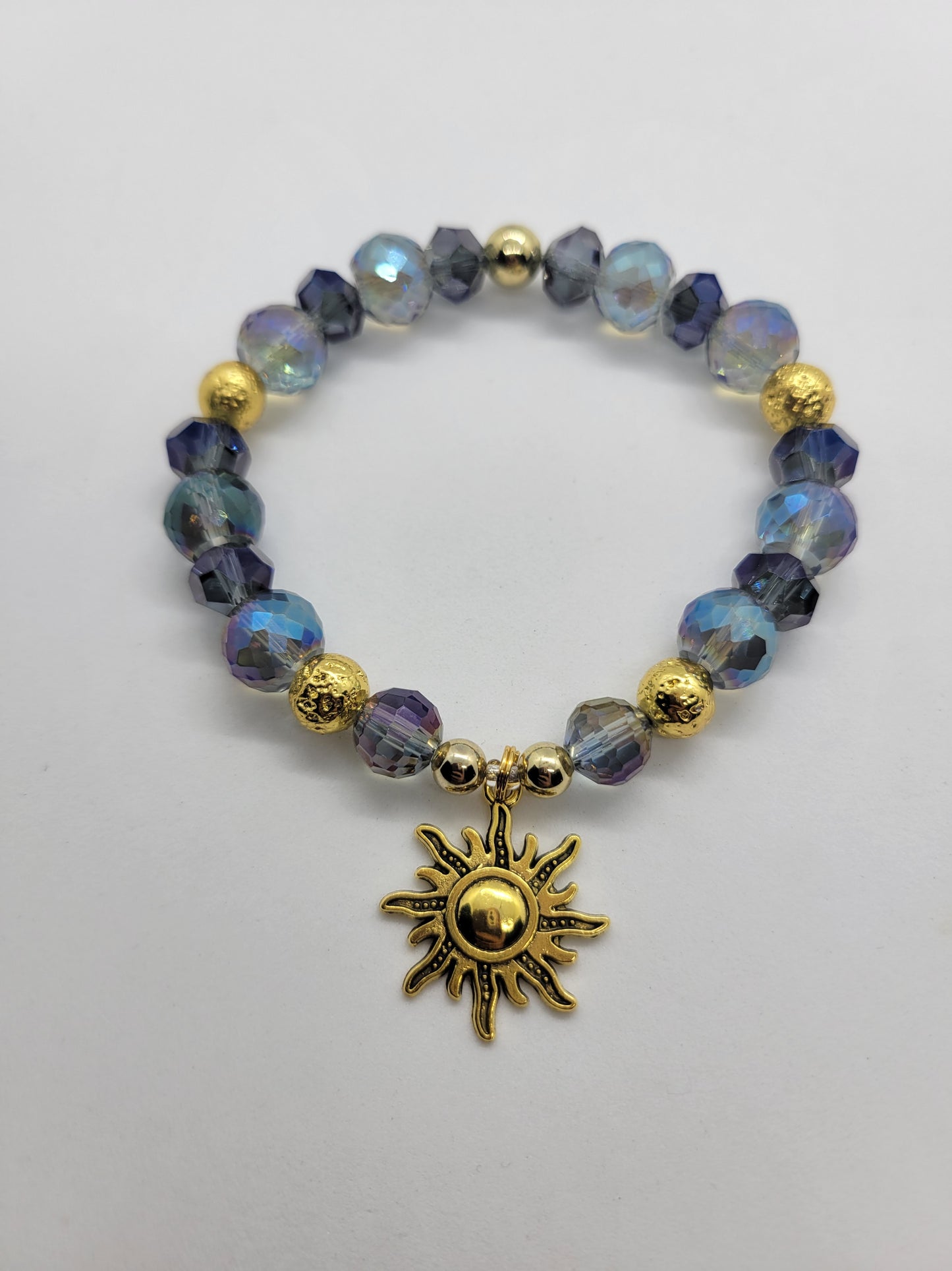 Icy Iridescent Sun And Moon Jewelry Set