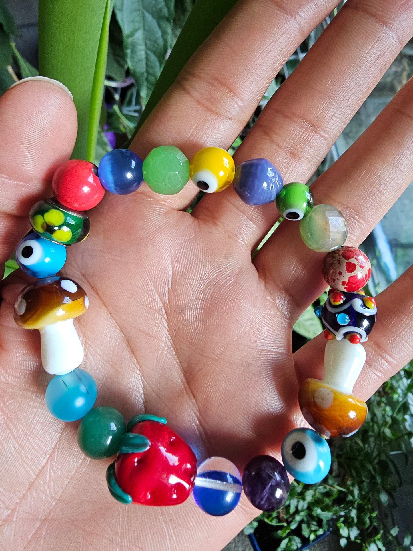 Shrooms n' Berries Bracelet