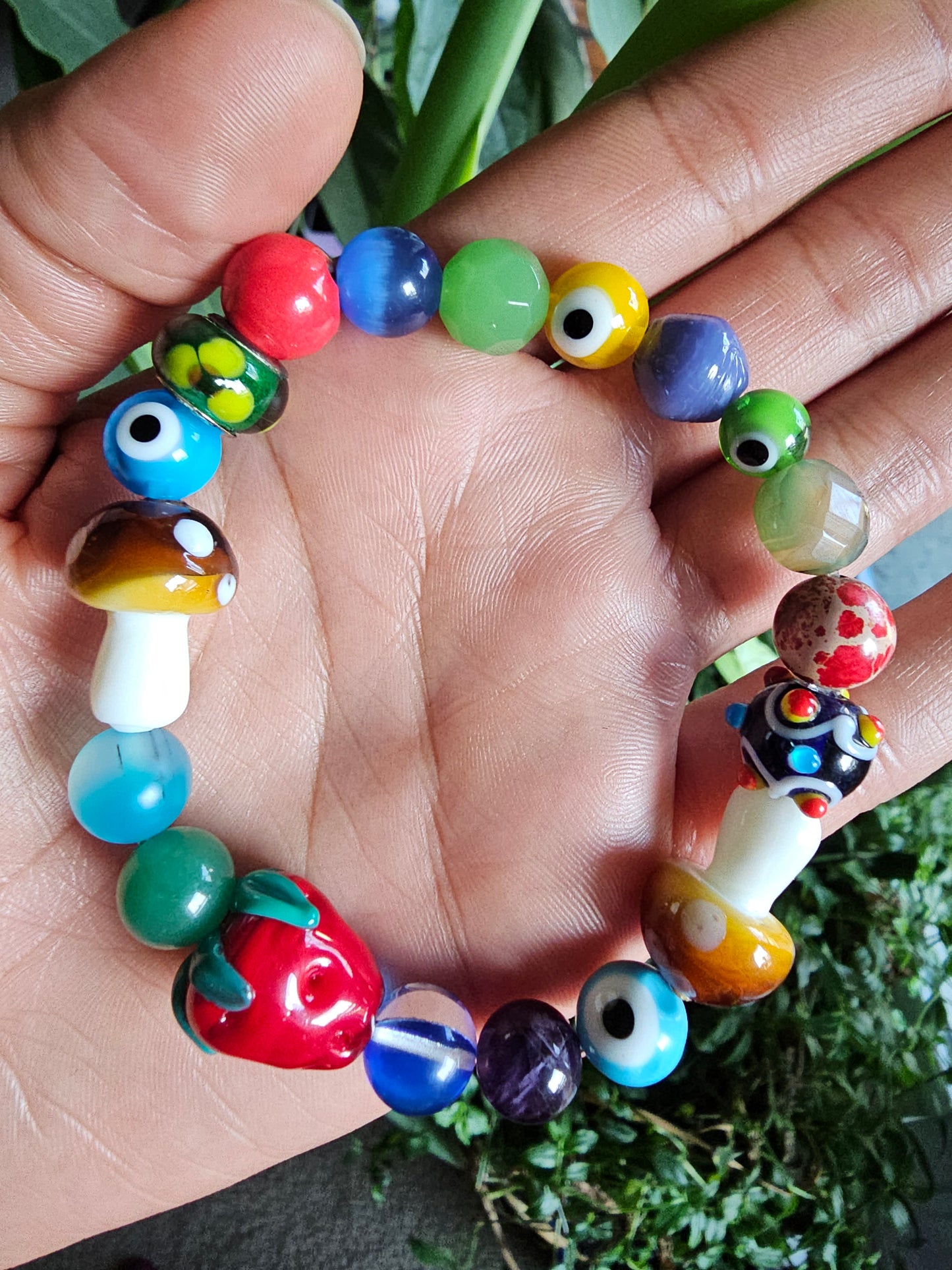 Shrooms n' Berries Bracelet