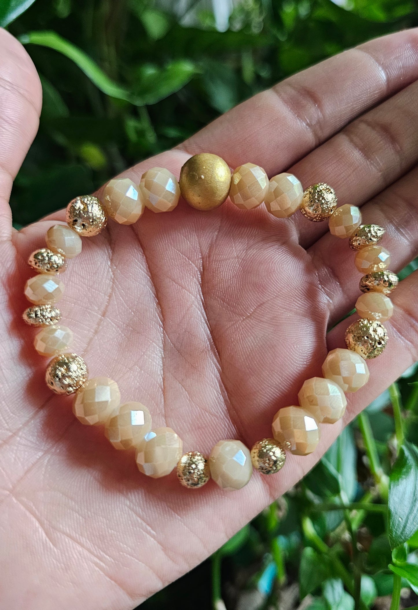 Golden Grove Necklace and Bracelet set