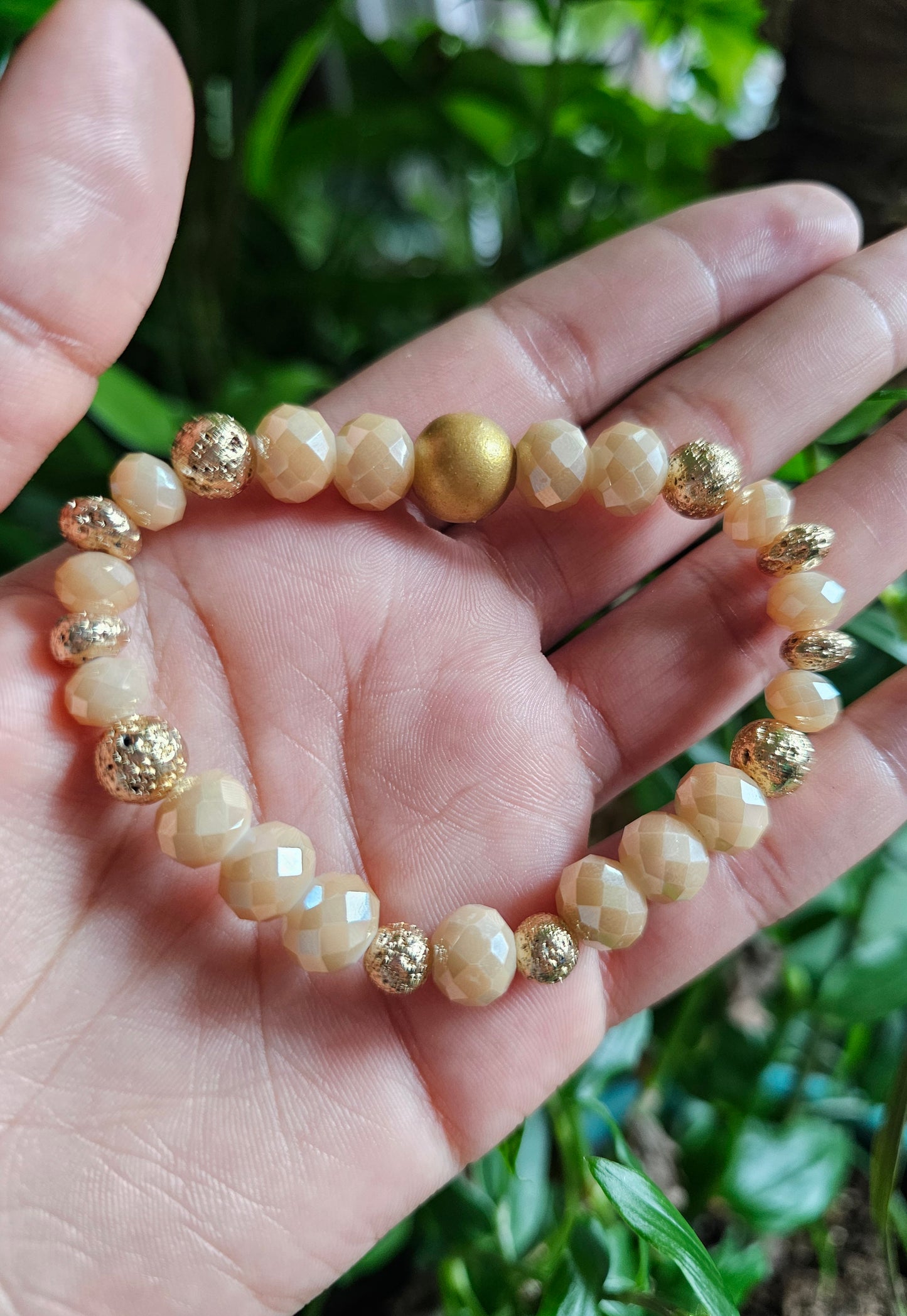Golden Grove Necklace and Bracelet set
