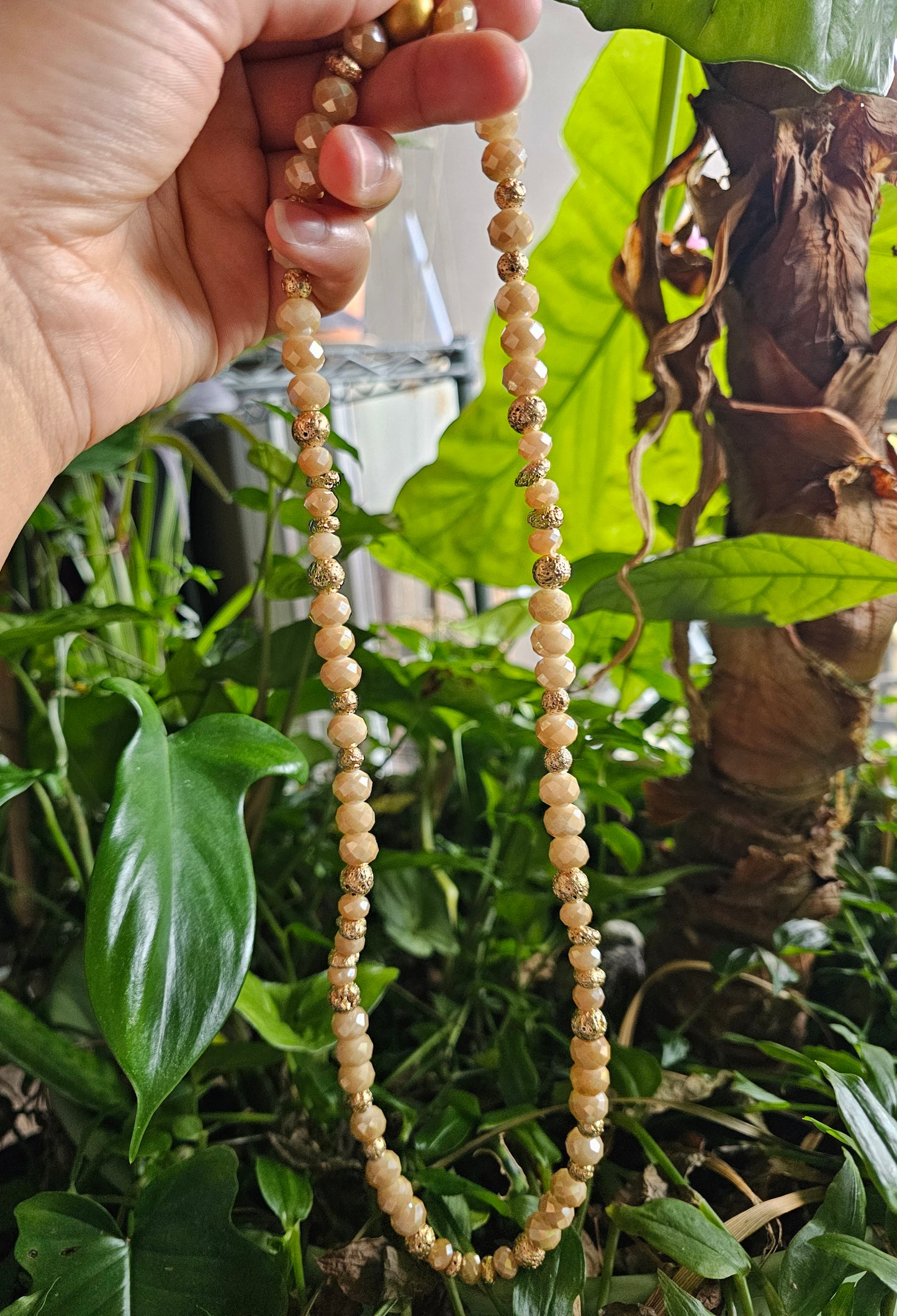 Golden Grove Necklace and Bracelet set