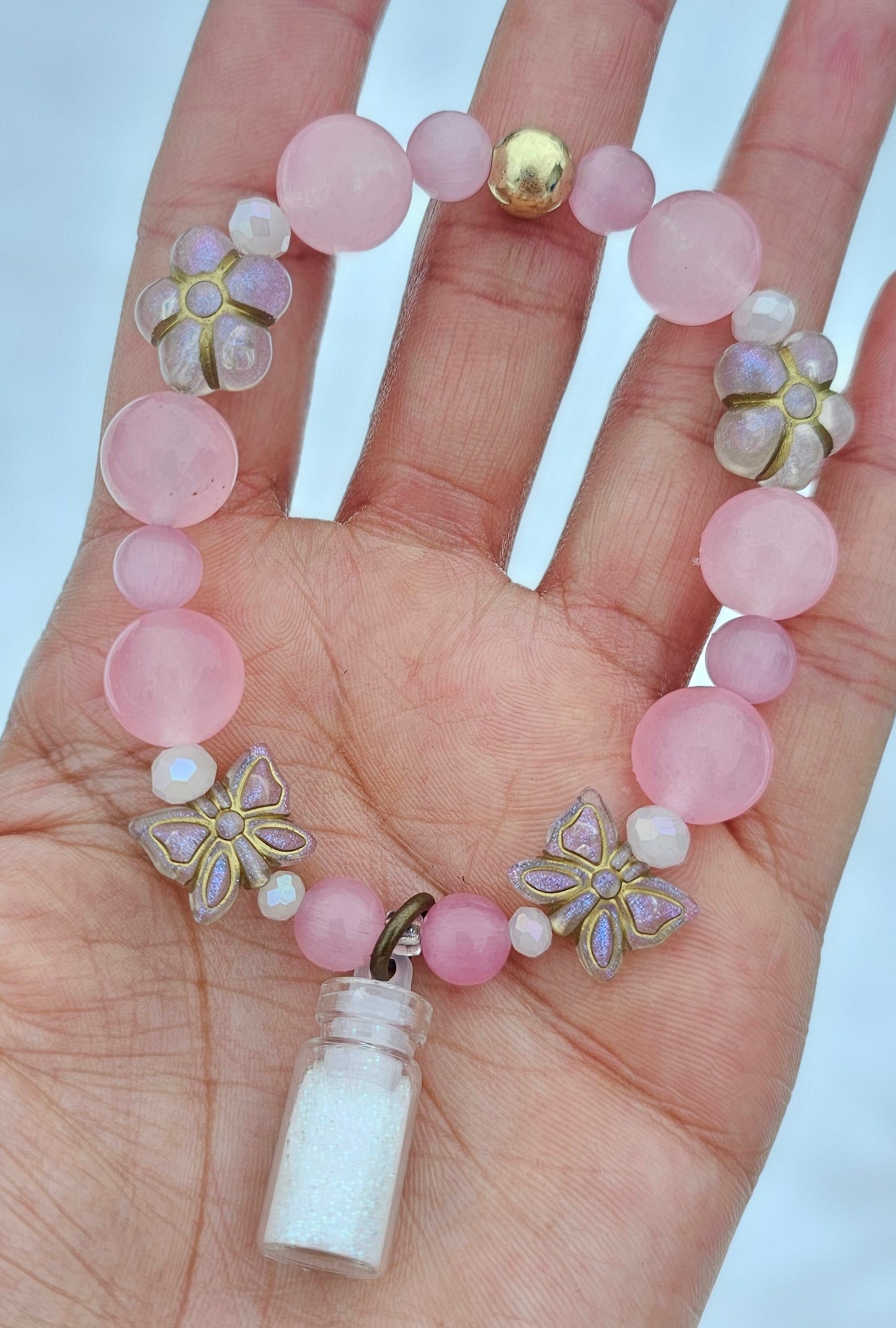 Sugar Plum Pussy Fairy Quartz Bracelet