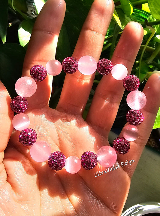 Prissy Pink Quartz Bracelet