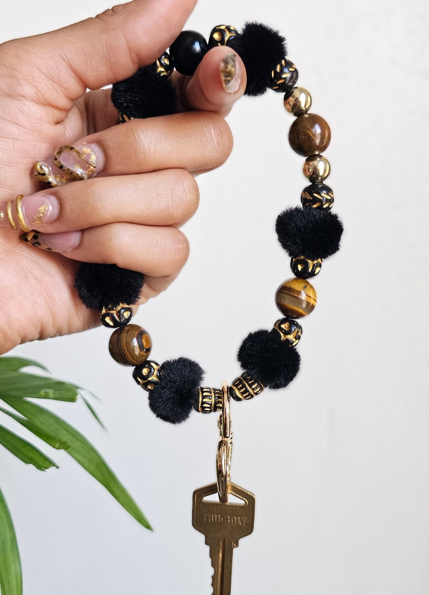 Big Cat Protection Spirit Keychain Bracelet