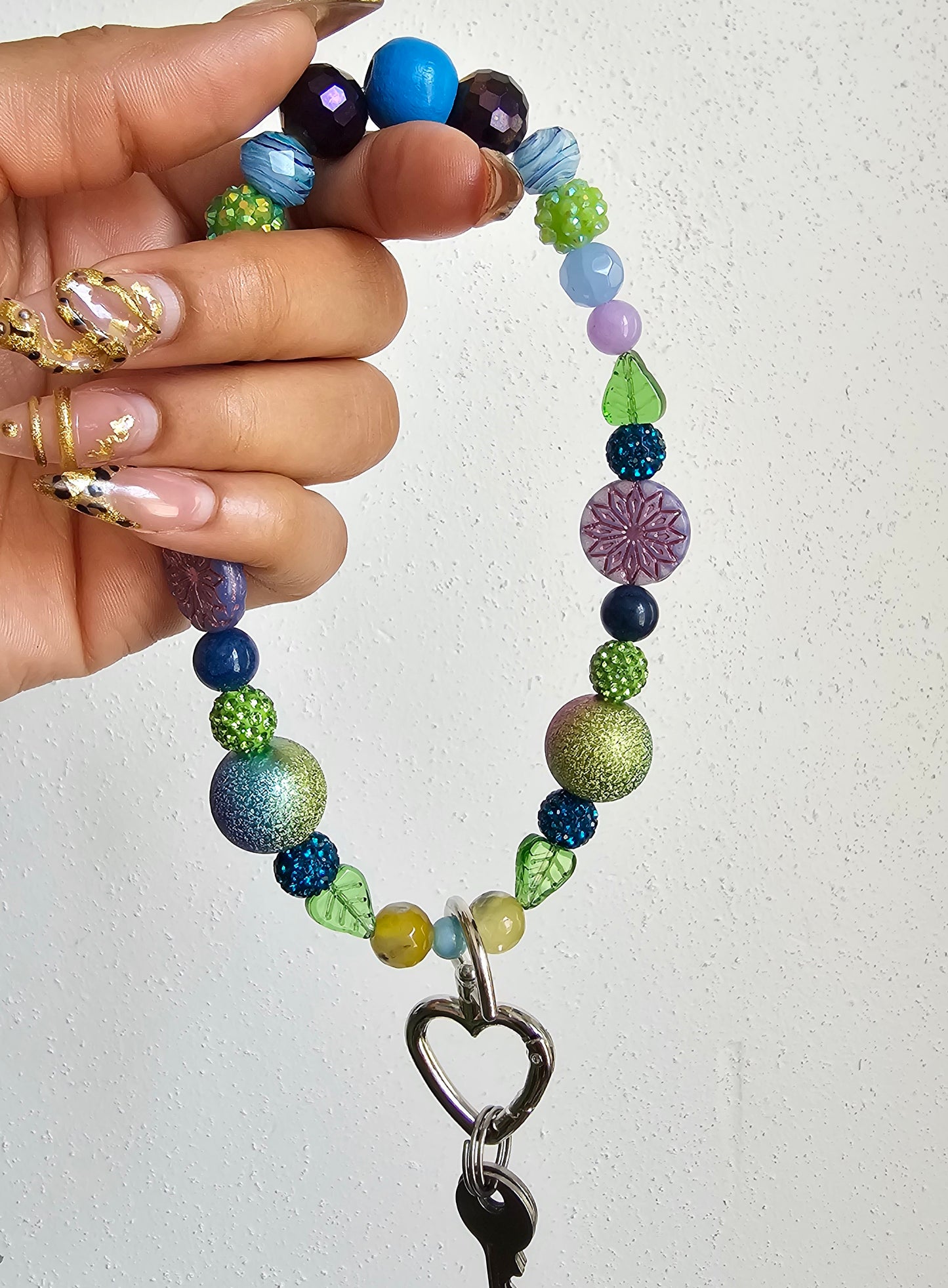 Berry Fairy Garden Keychain Bracelet