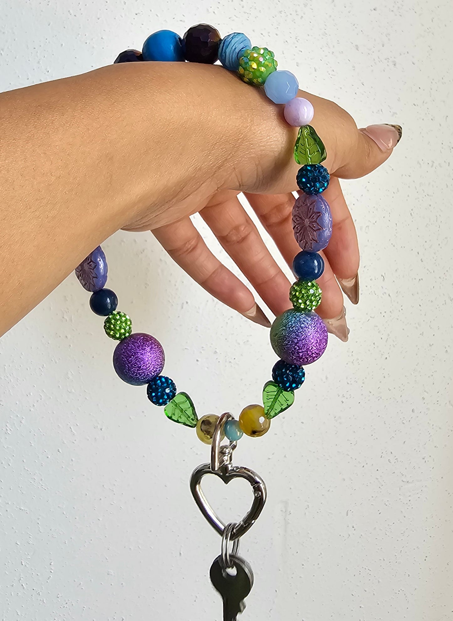 Berry Fairy Garden Keychain Bracelet