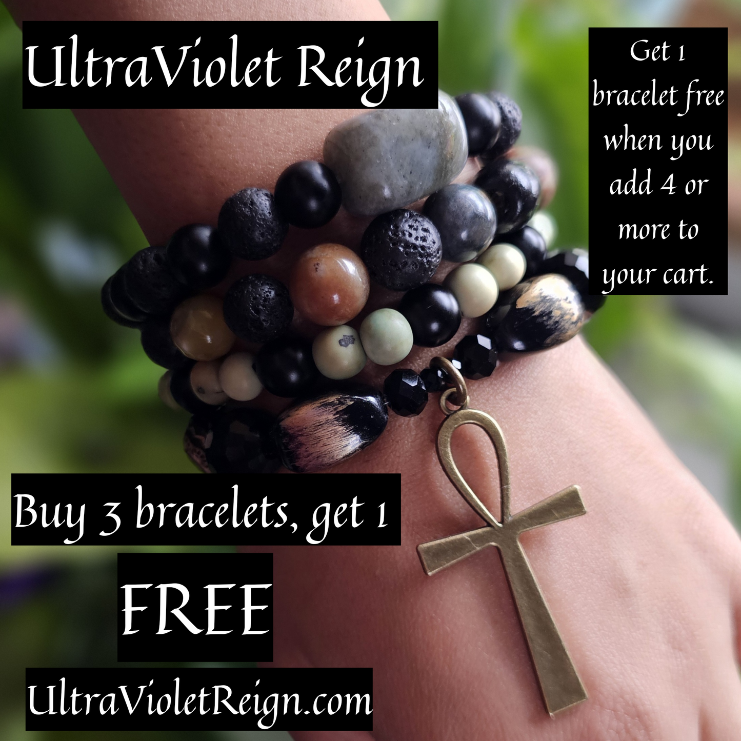 Lavender Moon Quartz Bracelet