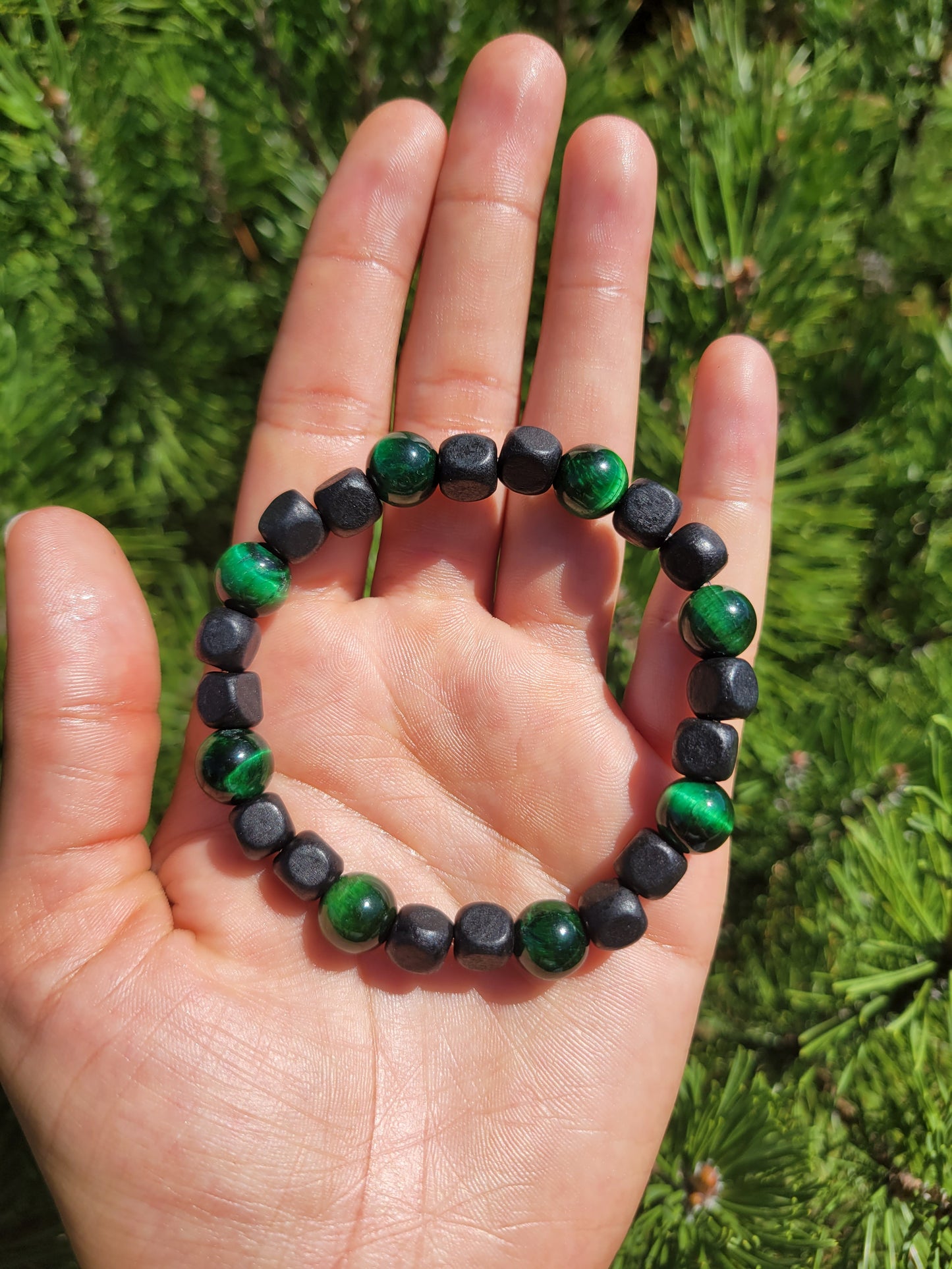 Green Tiger Eye Bracelet