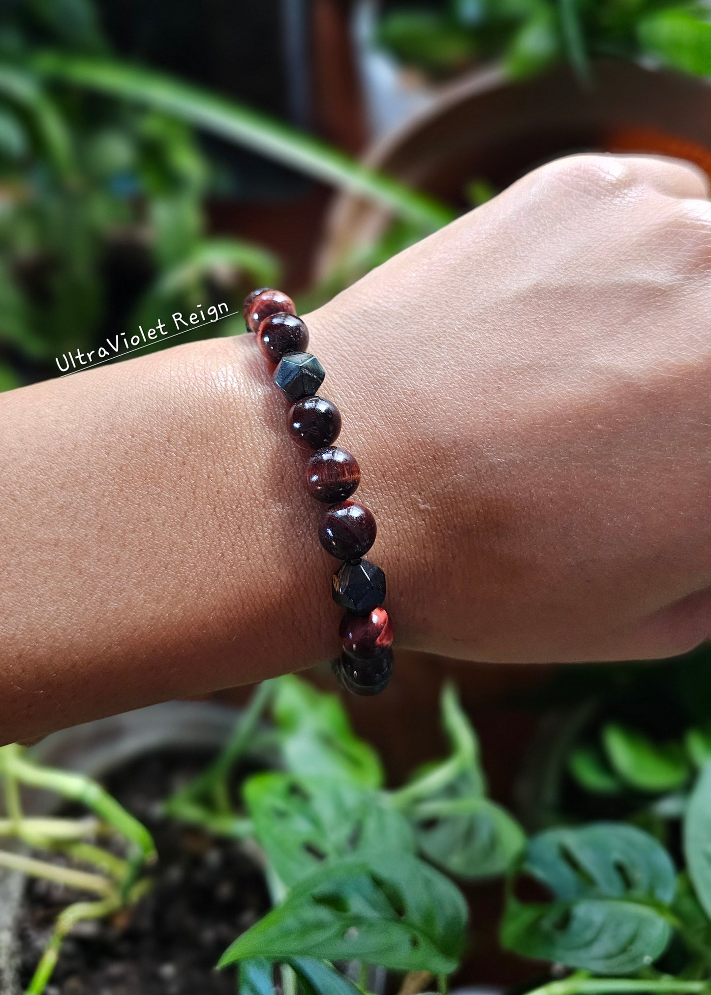 Red Tiger Eye Willpower & Protection Bracelet