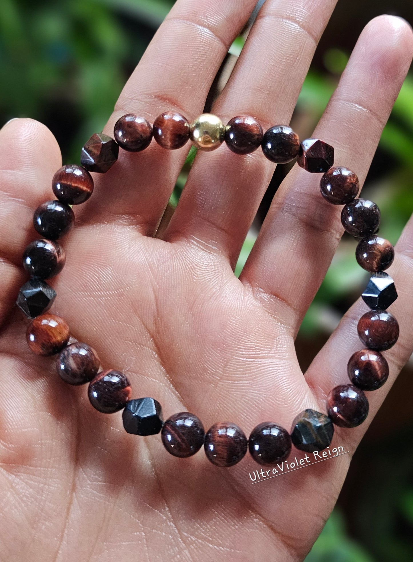 Red Tiger Eye Willpower & Protection Bracelet