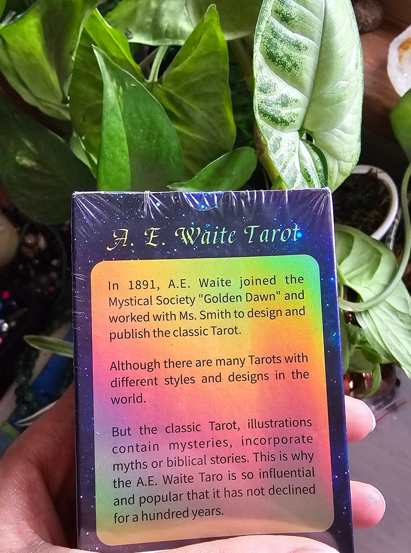 Holographic Tarot Card Deck