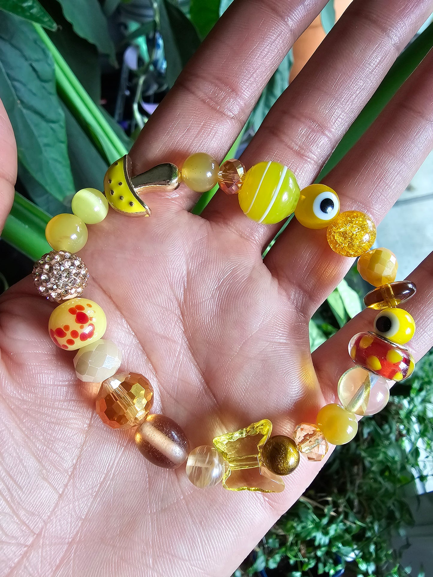 Sunny Shroom Patch Bracelet