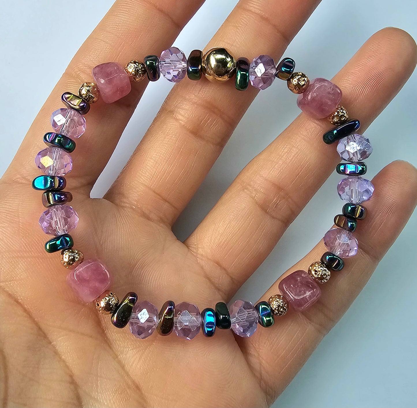 Strawberry Fairy Quartz Bracelet