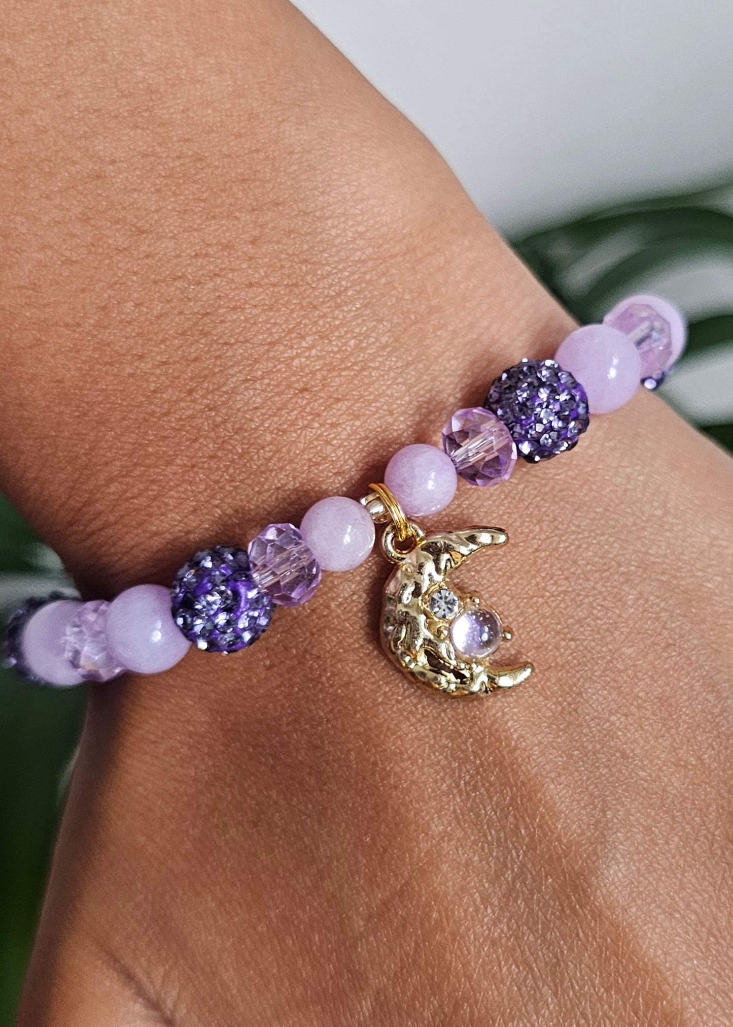 Lavender Moon Quartz Bracelet