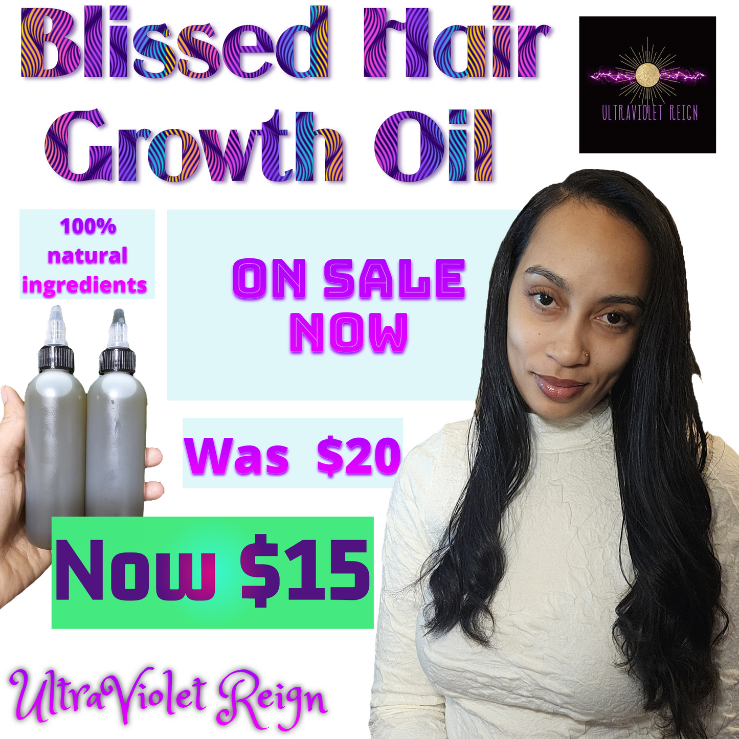 Blissed Hair Growth Oil 4oz