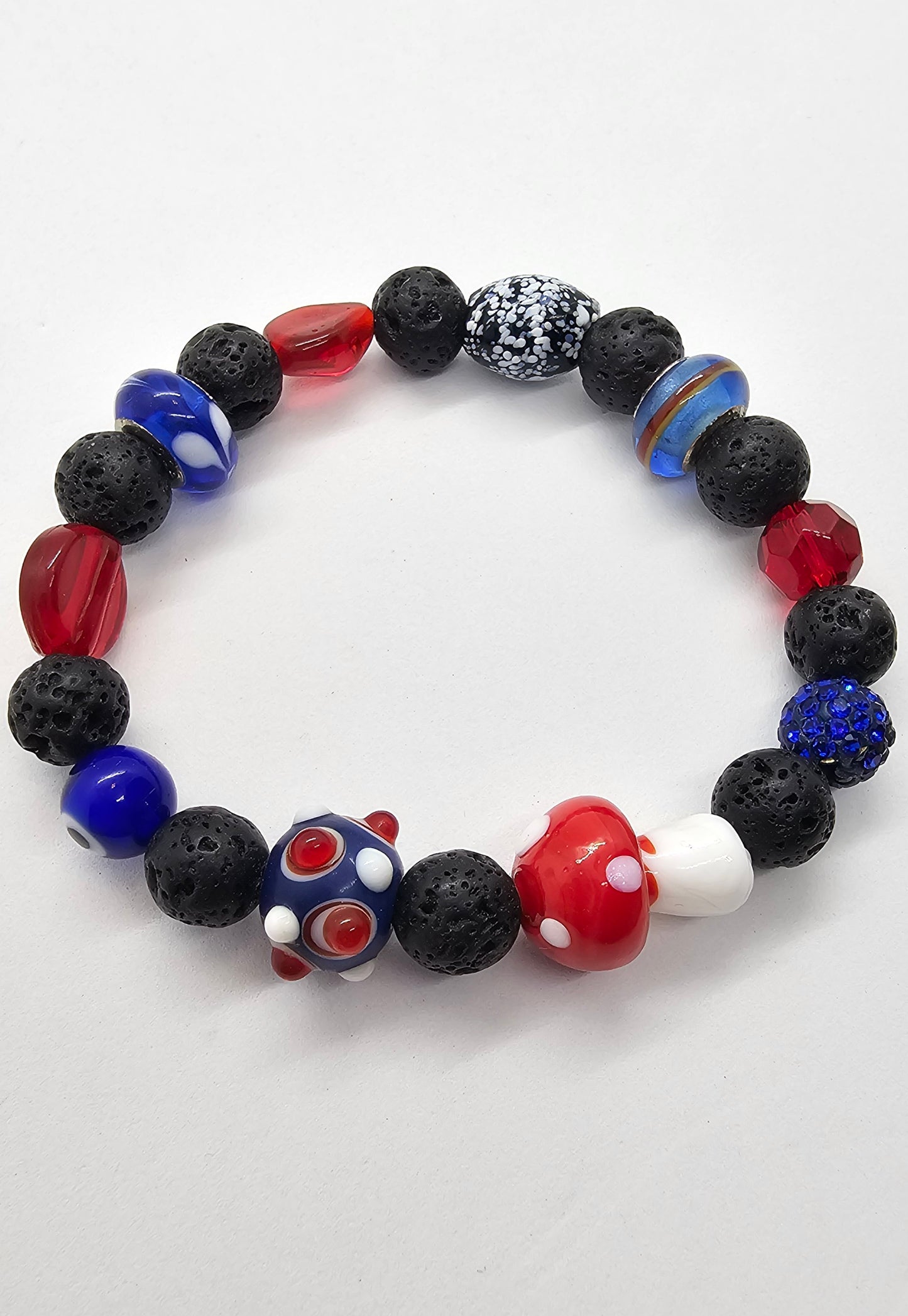 Red Or Blue Pill Magic Mushroom Bracelet