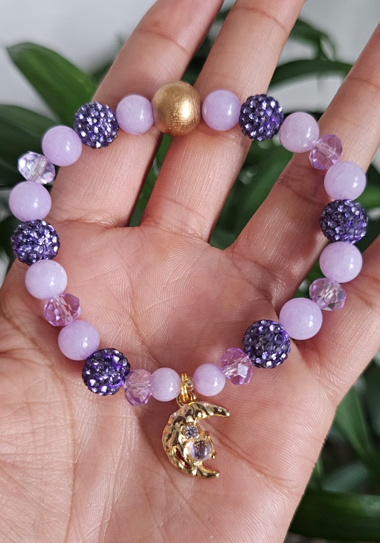 Lavender Moon Quartz Bracelet