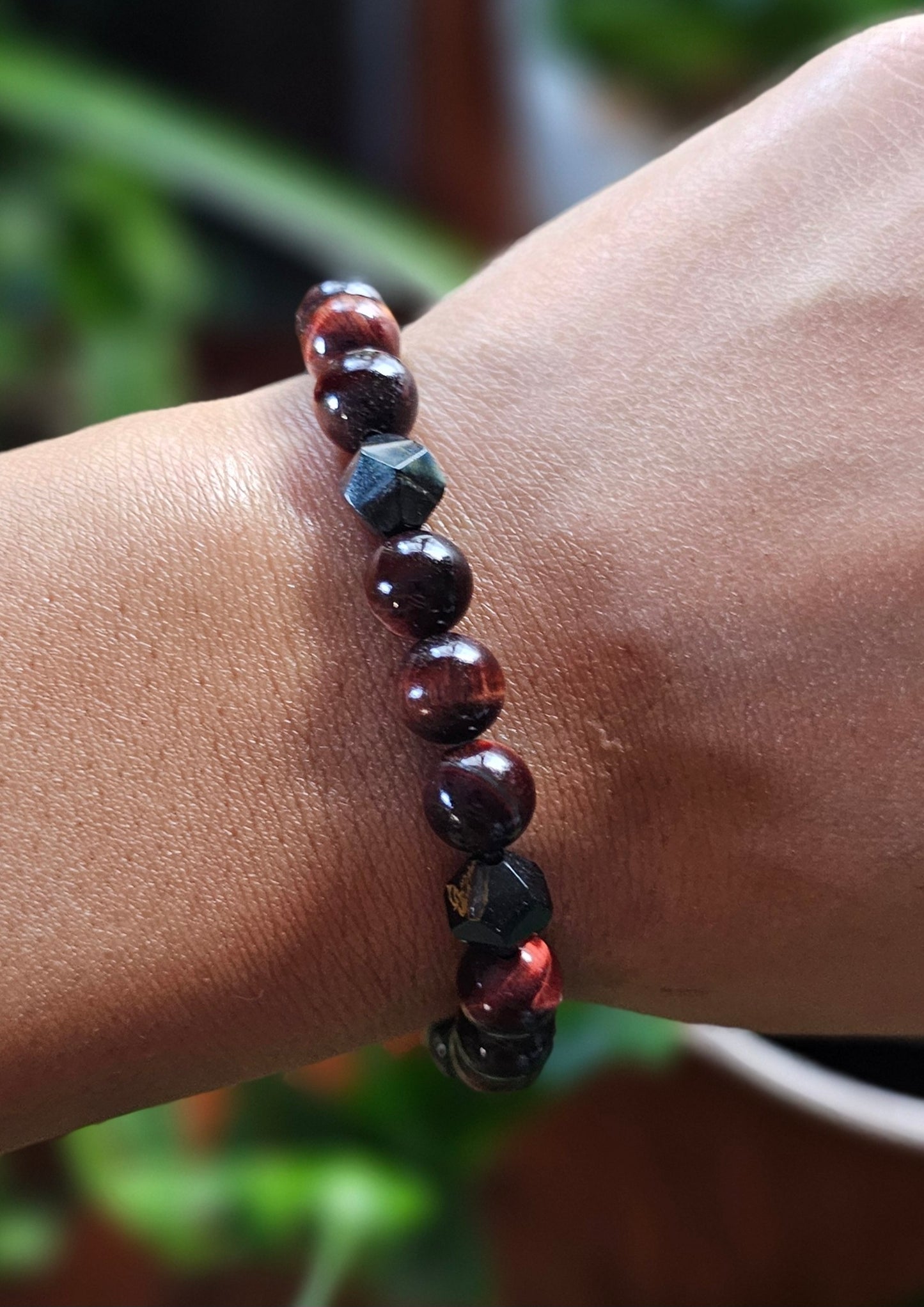 Red Tiger Eye Willpower & Protection Bracelet