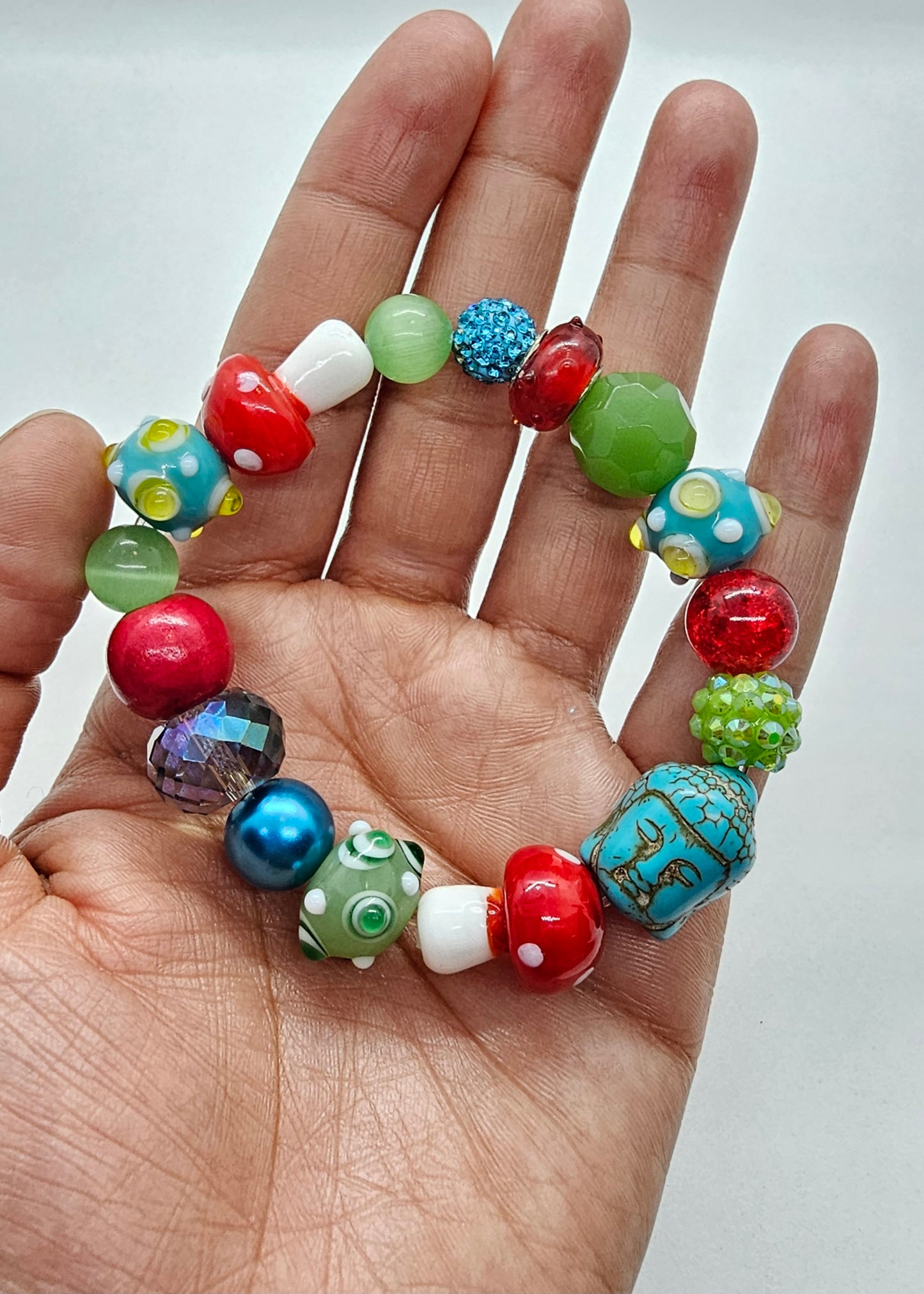 Berry Enlightened Magic Mushroom Bracelet