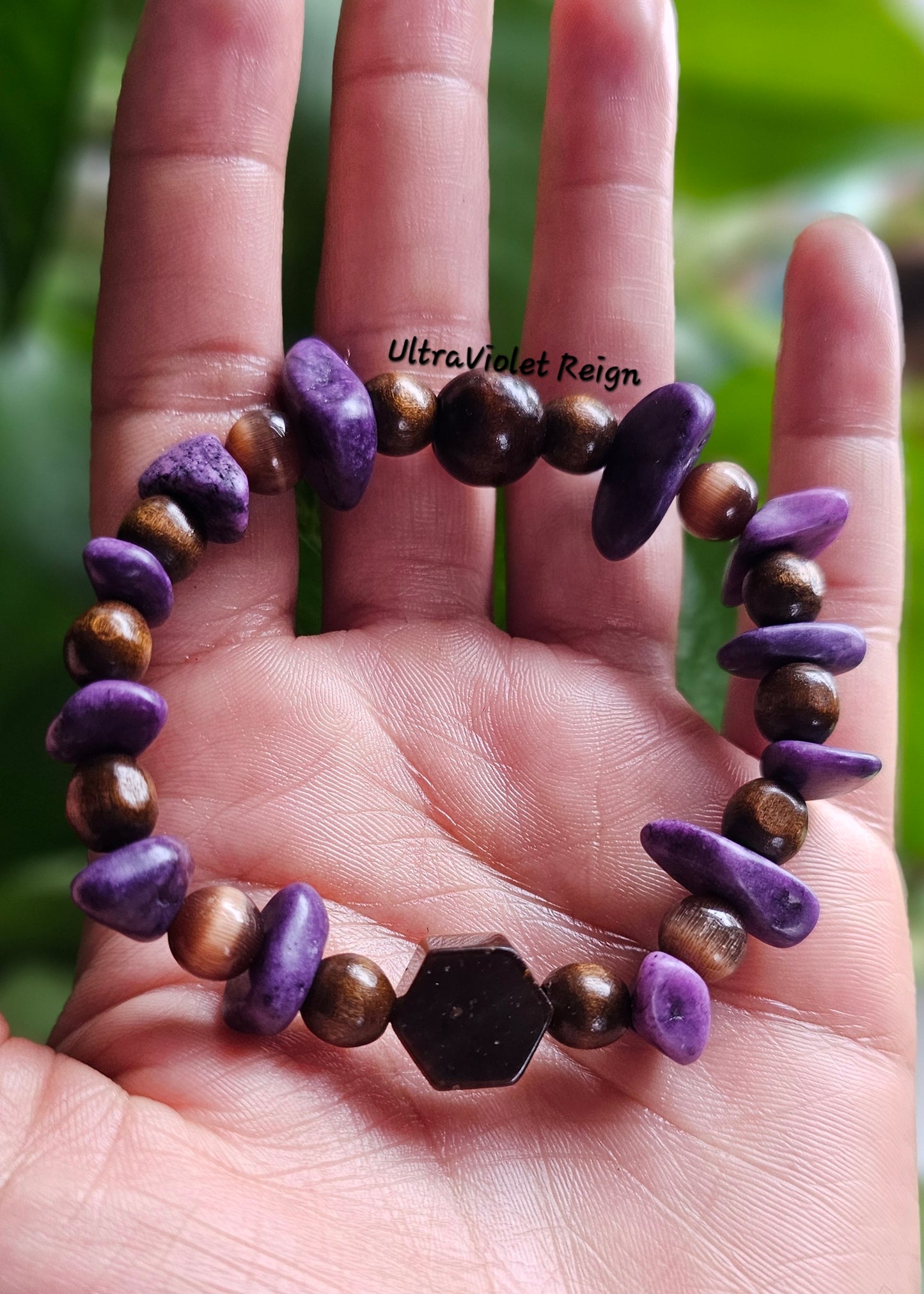 Tiger Eye Hexagon Bracelet