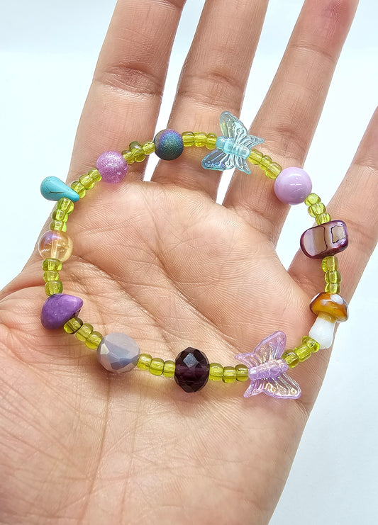Lilac Path Fairy Veins Bracelet