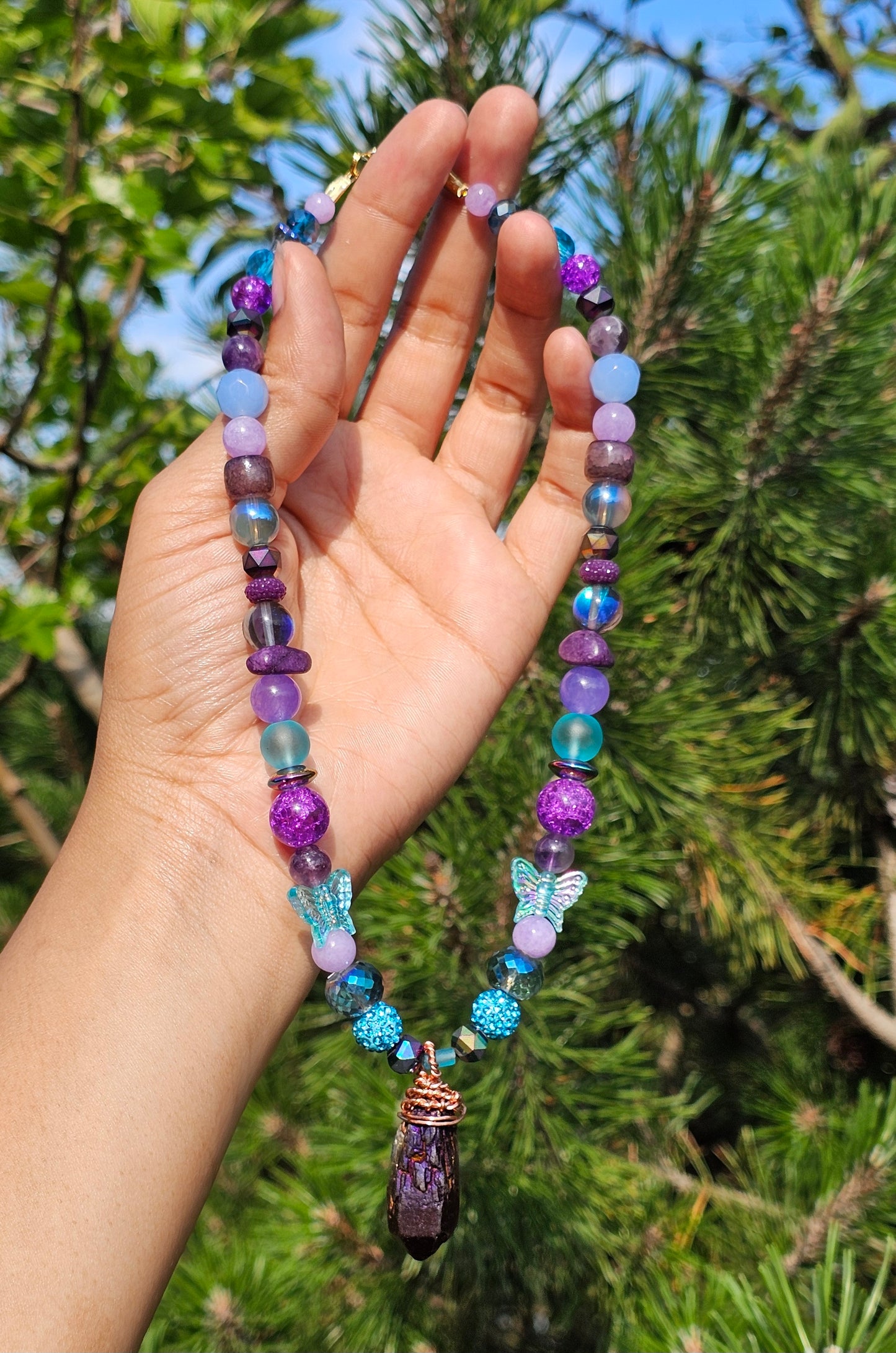 Butterfly Dream Quartz Necklace