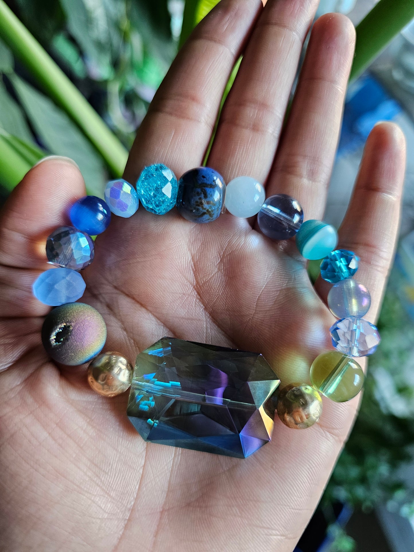 Enchanted Waters Agate Bracelet