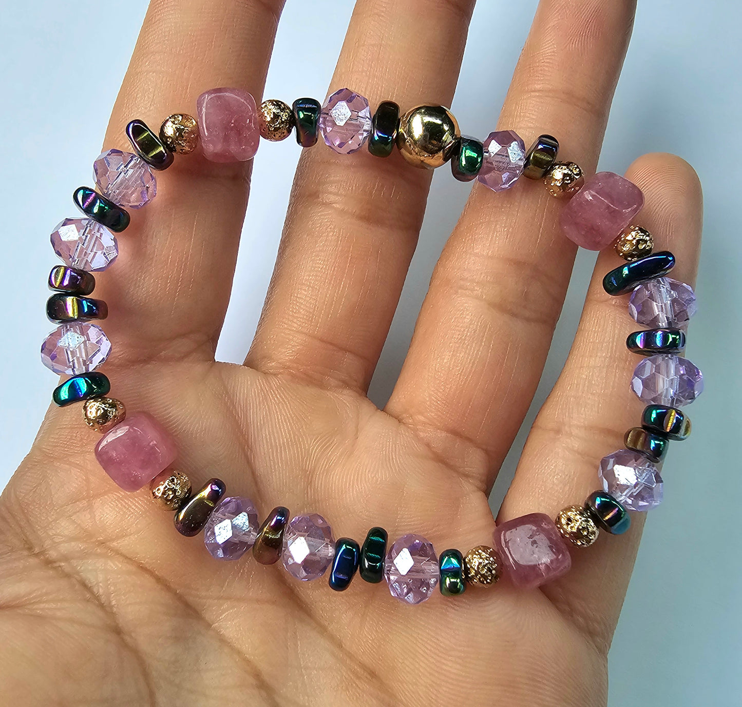 Strawberry Fairy Quartz Bracelet