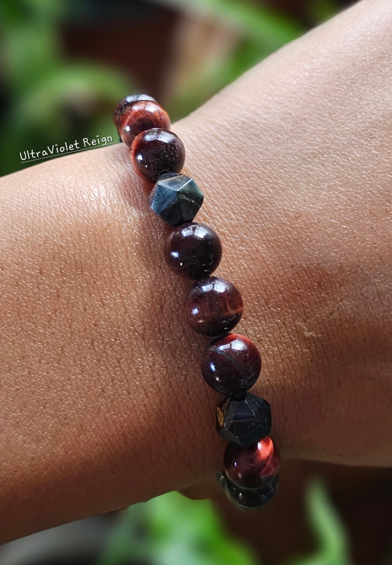 Red Tiger Eye Willpower & Protection Bracelet