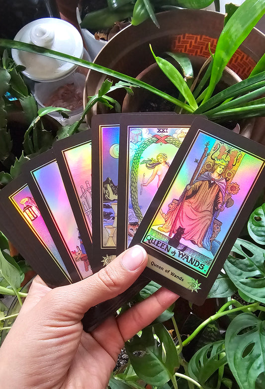 Holographic Tarot Card Deck