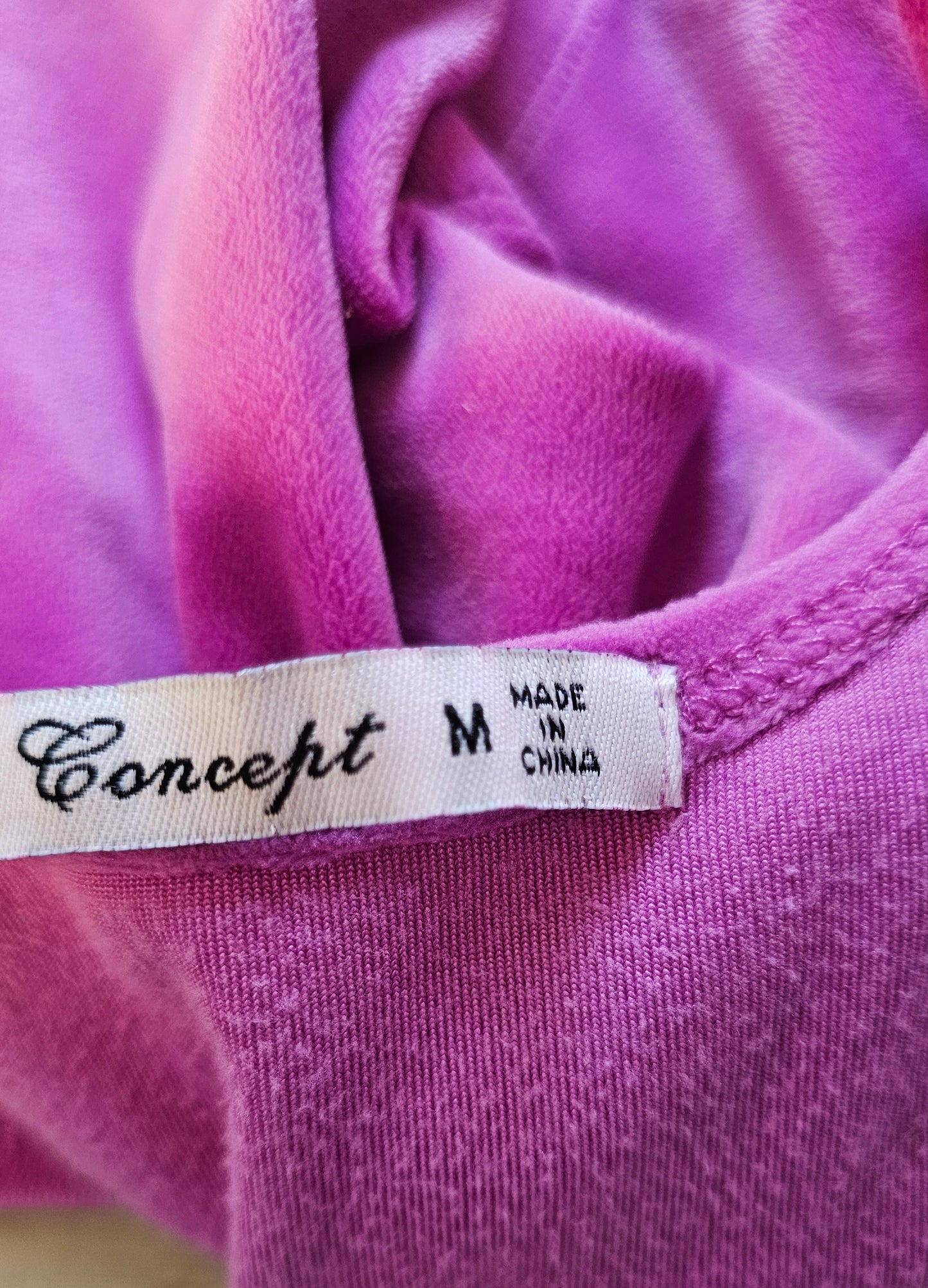 Purple Zipper Crop Women's Shirt MEDIUM