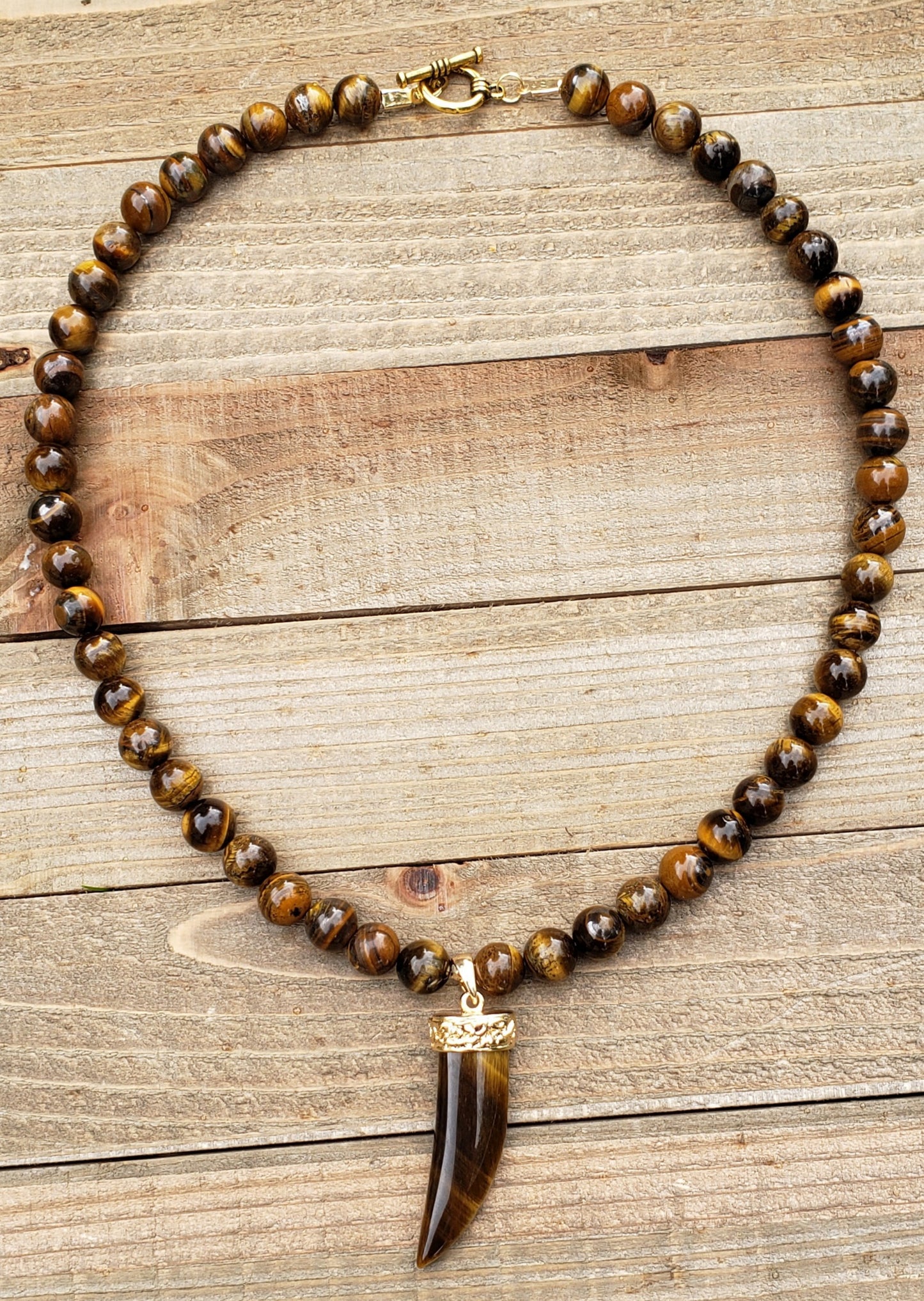 Tiger Eye Claw Necklace