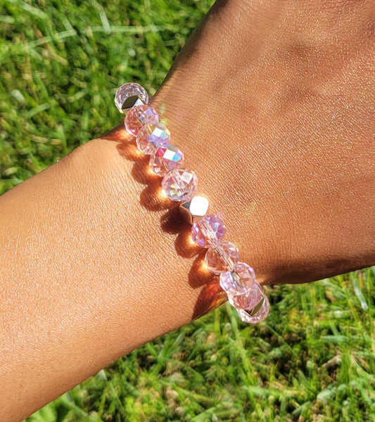 Power Of Pink Hematite Bracelet