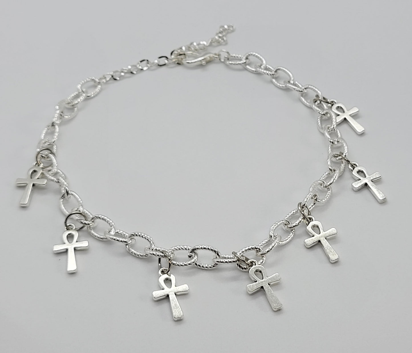 Ankh chain choker necklace