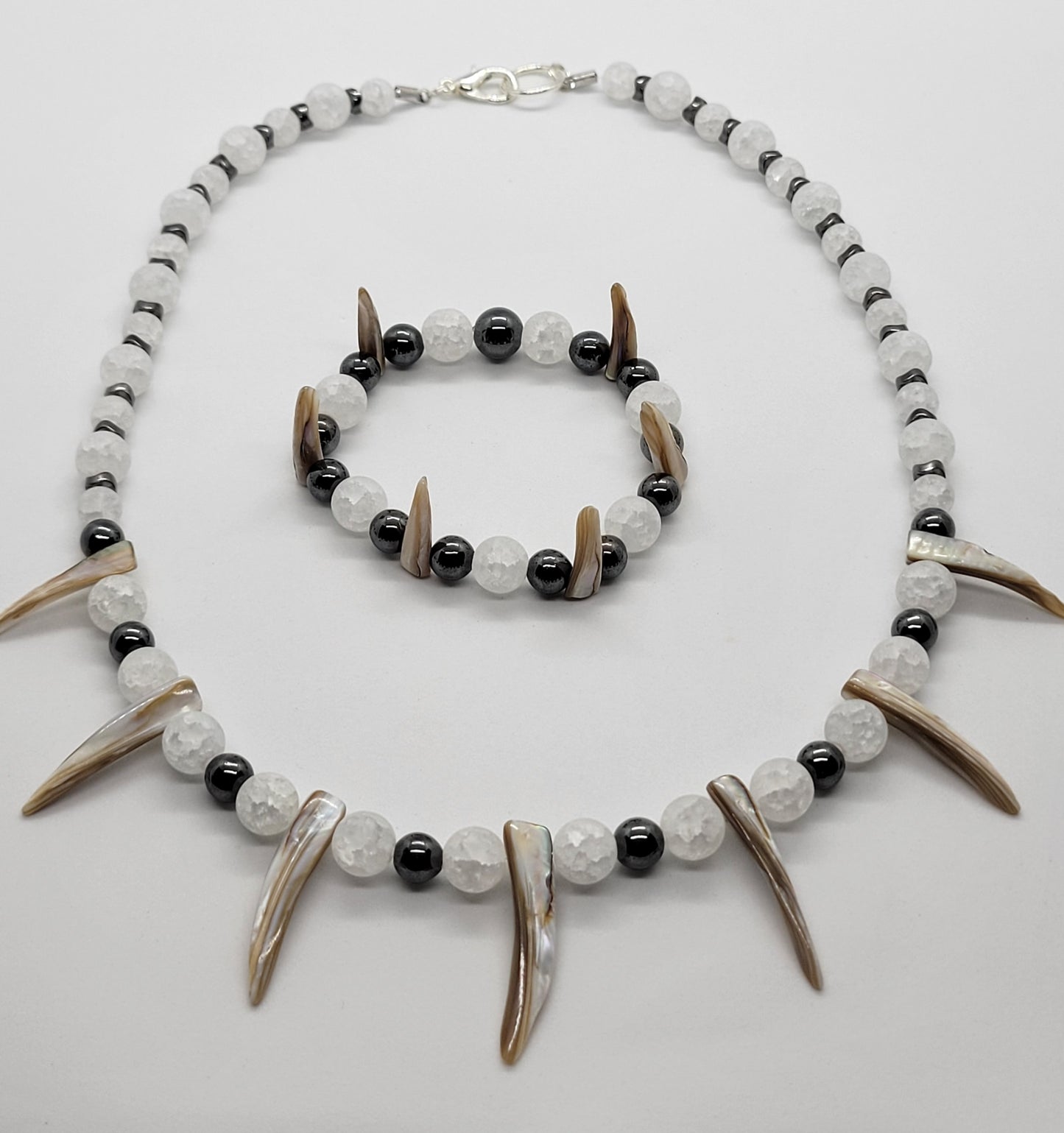 Spirit Panther Necklace & Bracelet Set