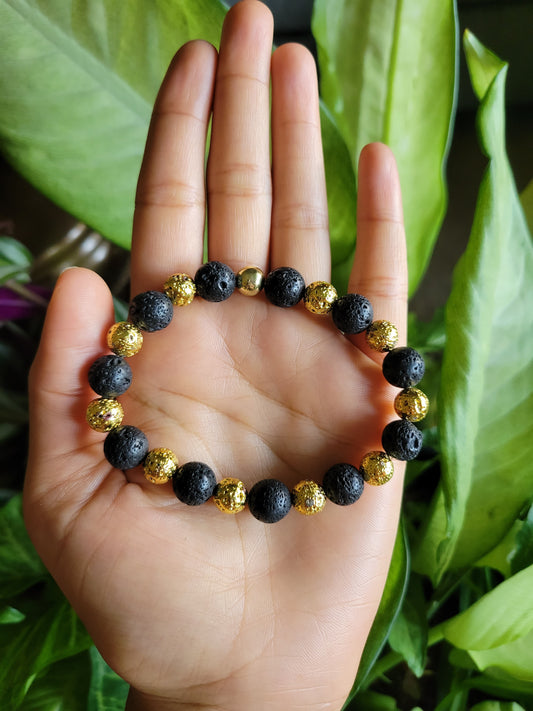 Black Is King Lava Bracelet