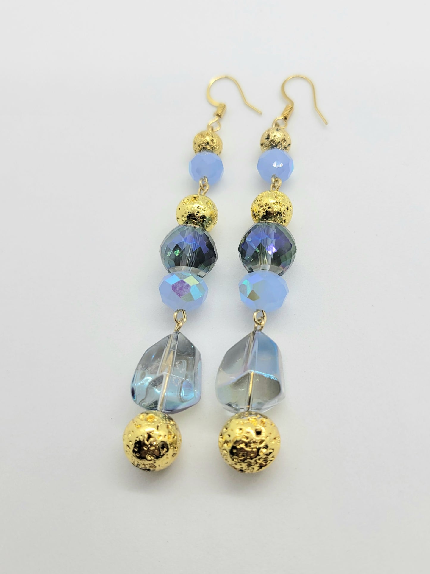 Royal Raindrop Dangle Earrings